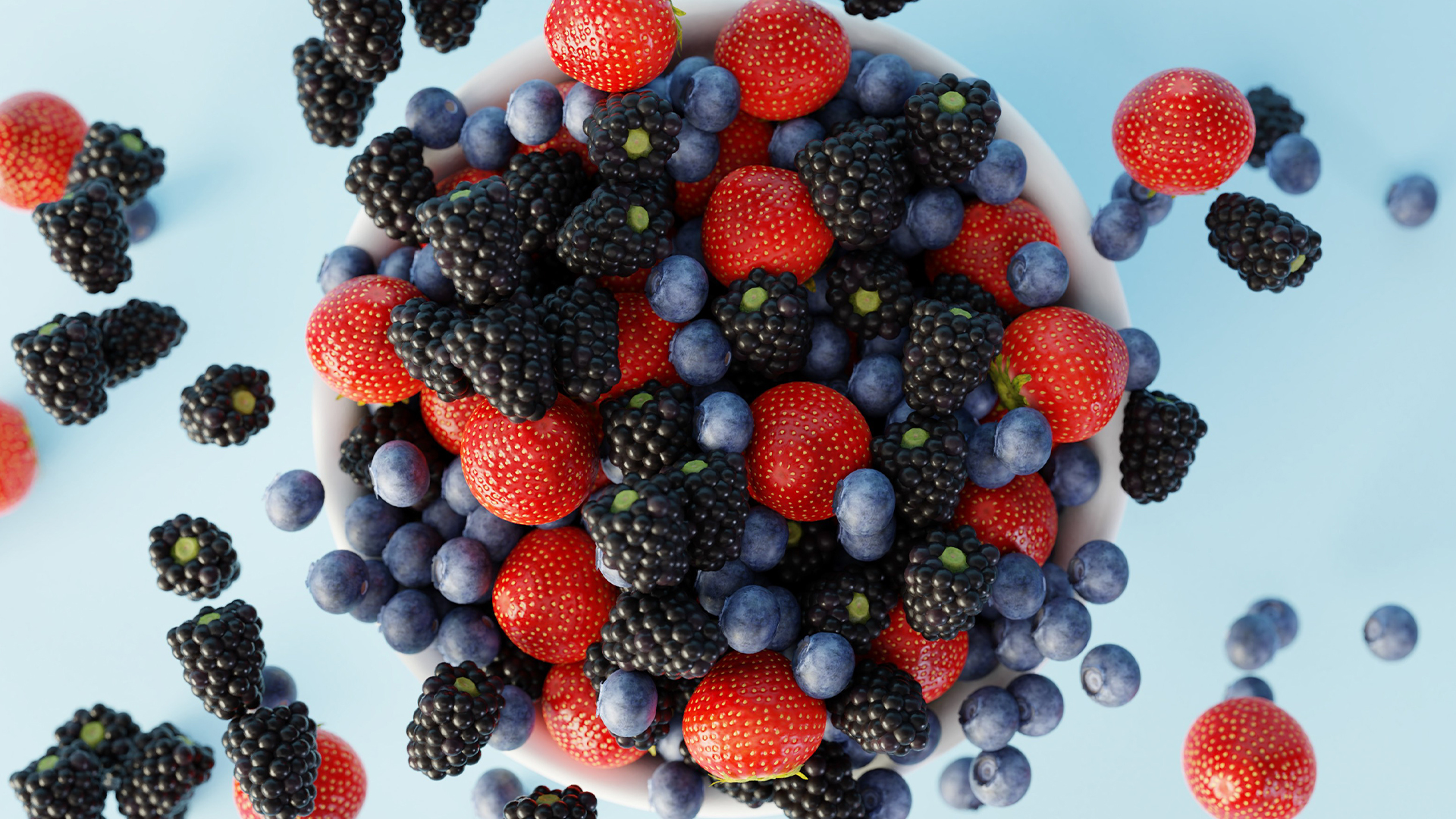 ¿Cuáles son los beneficios de los frutos rojos?